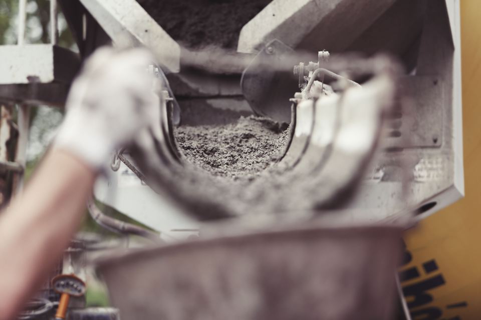 Representative concrete finishing work